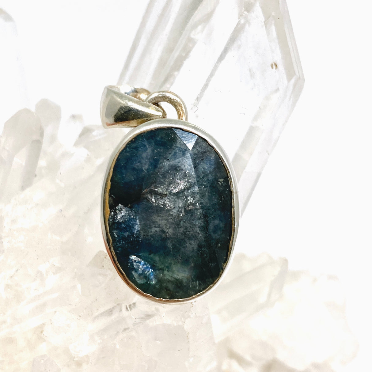 Sapphire Oval Faceted Pendant PPGJ1213