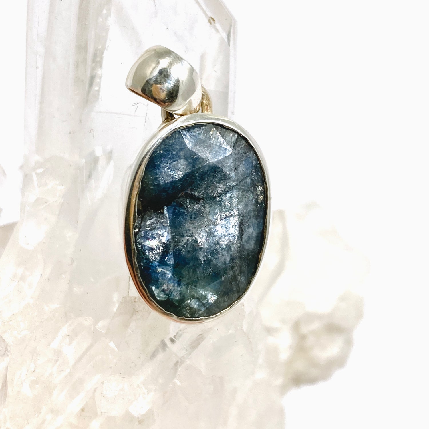 Sapphire Oval Faceted Pendant PPGJ1213
