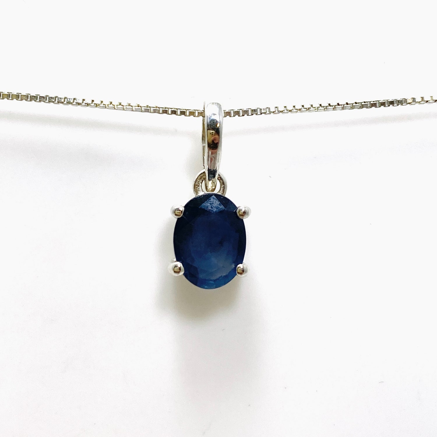 Sapphire Oval Faceted Pendant PPGJ976