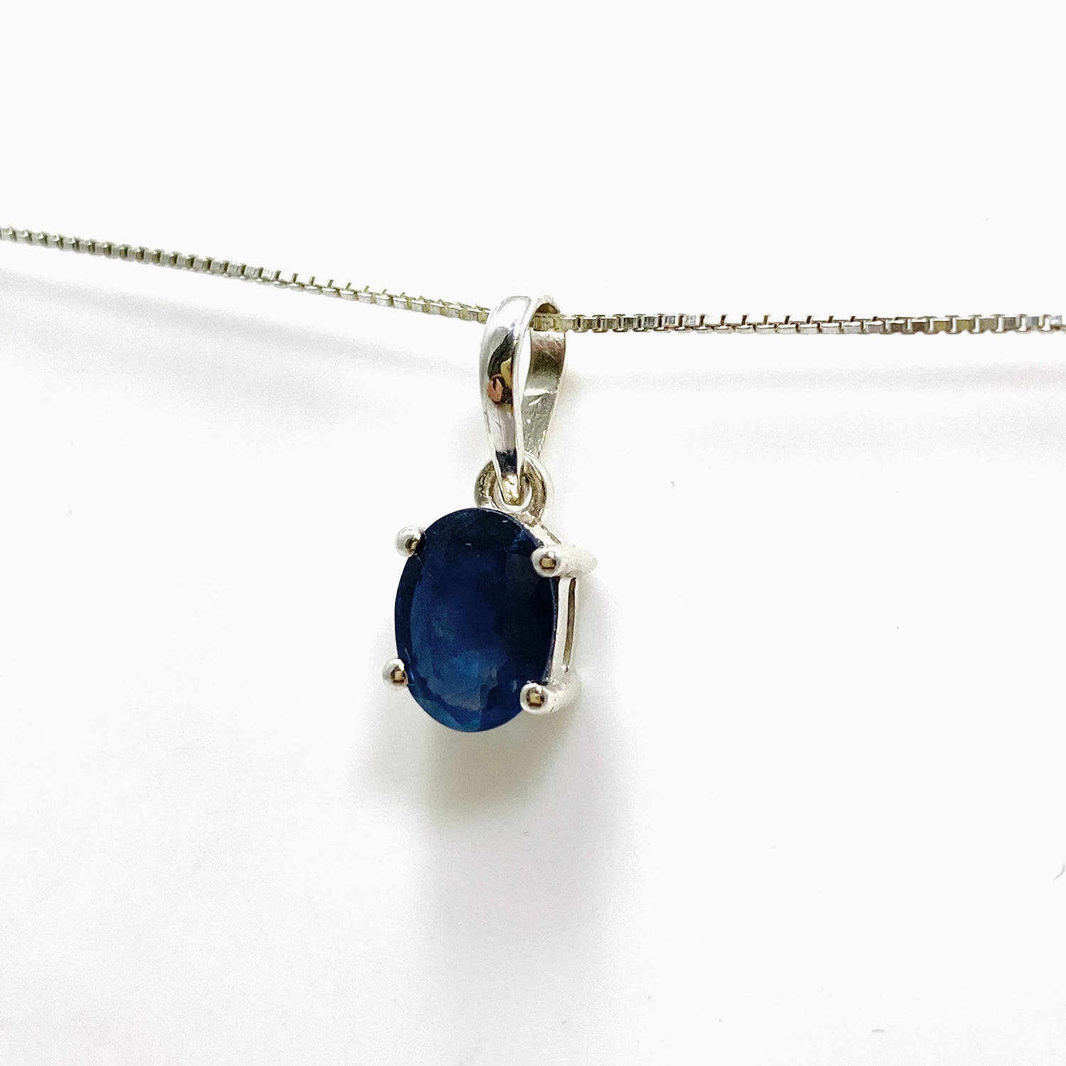 Sapphire Oval Faceted Pendant PPGJ976
