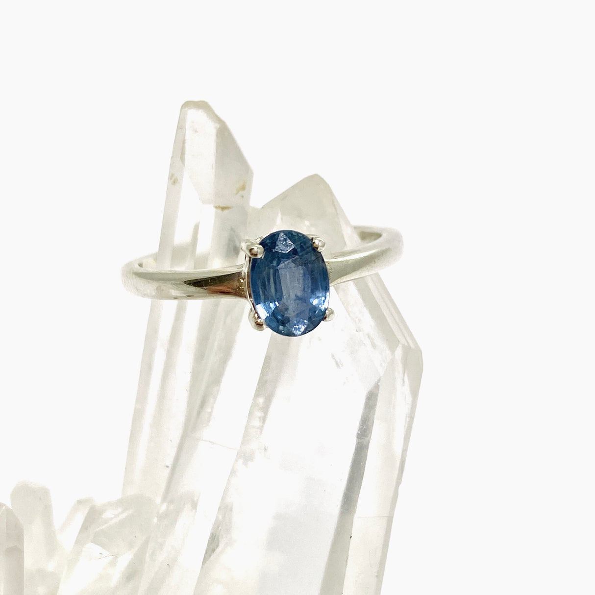 Sapphire Oval Faceted Ring Size 8 PRGJ812