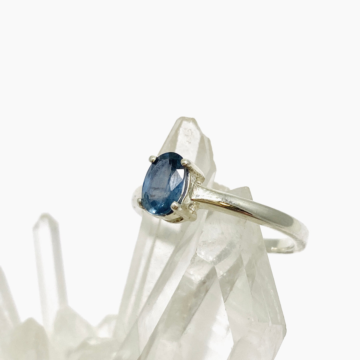 Sapphire Oval Faceted Ring Size 8 PRGJ812