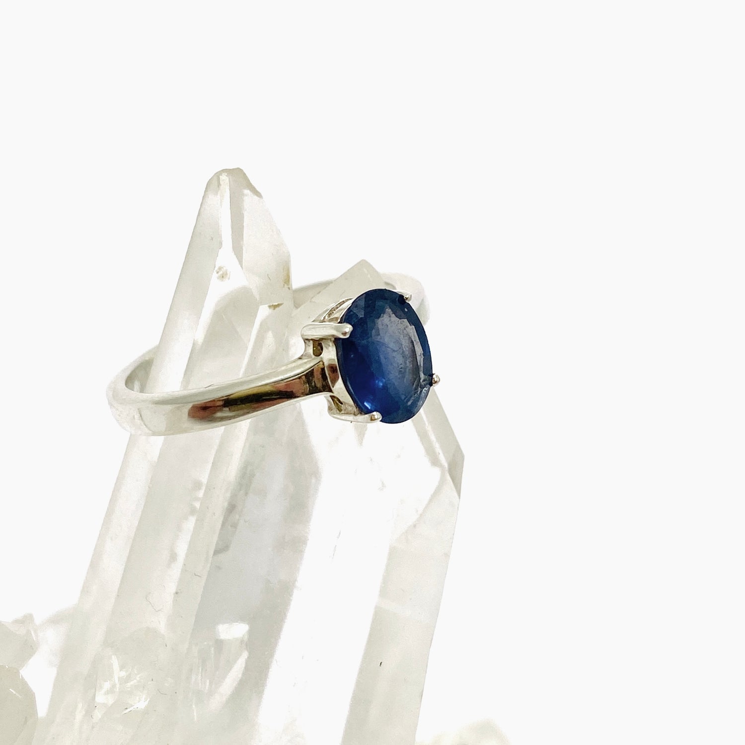 Sapphire Oval Faceted Ring Size 8 PRGJ813