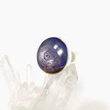 Sapphire Round Ring Size 8 KRGJ3177 - Nature's Magick