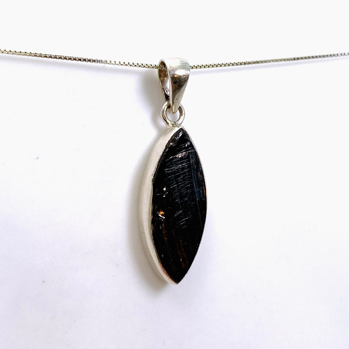 Shungite Marquise Raw Pendant PPGJ960