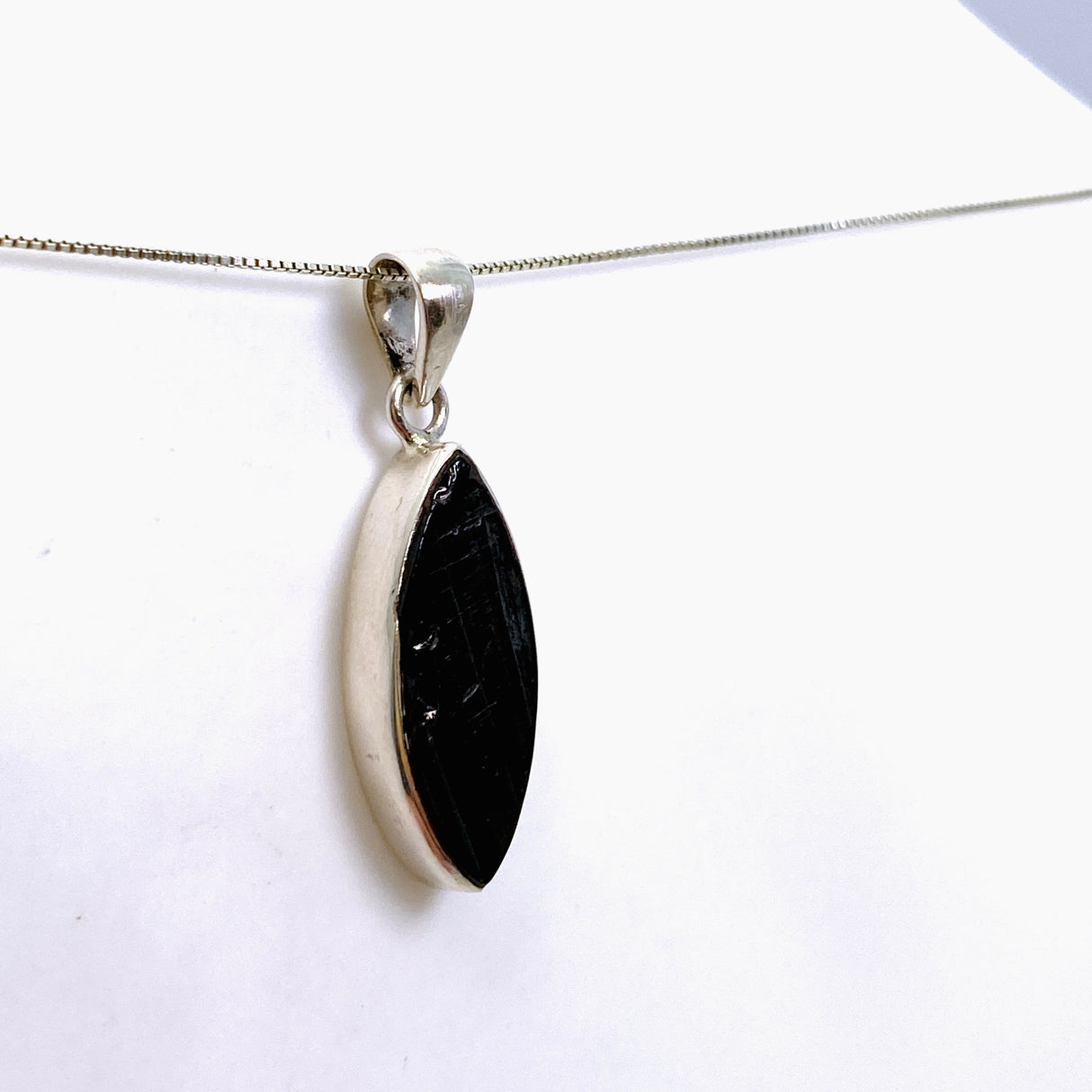Shungite Marquise Raw Pendant PPGJ960