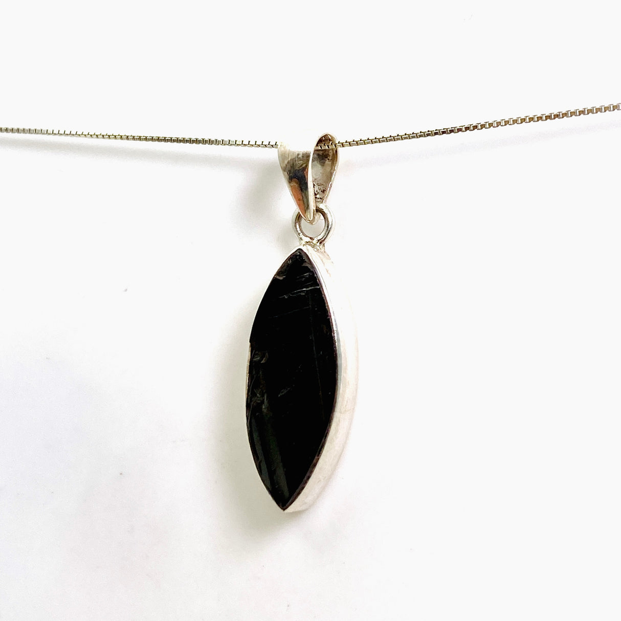 Shungite Marquise Raw Pendant PPGJ960