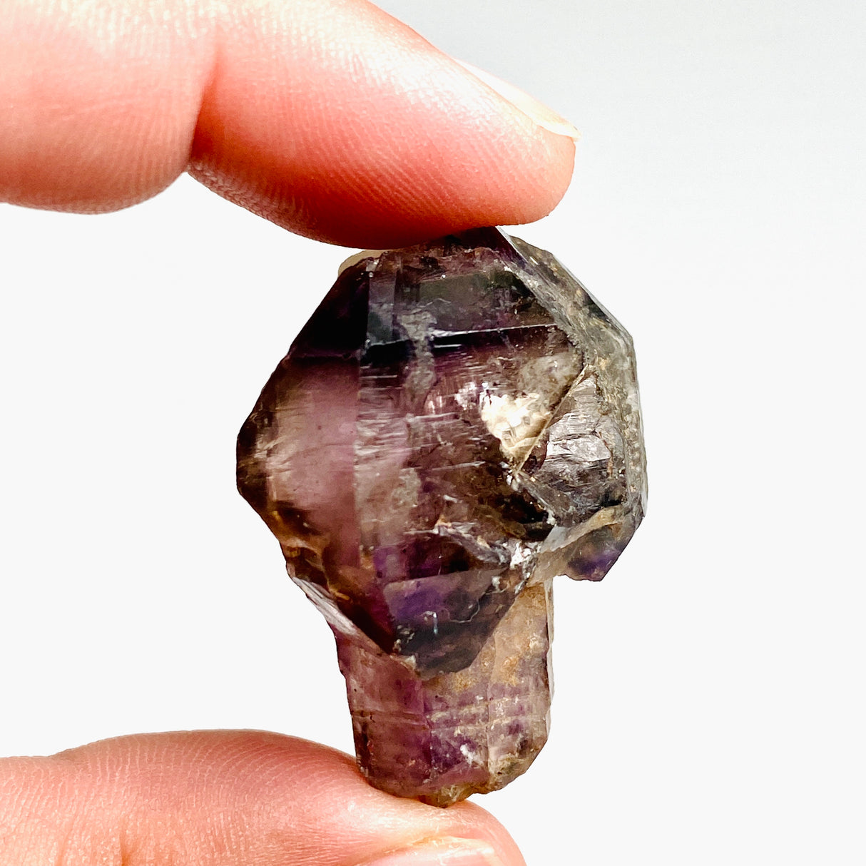 Smokey Amethyst with Inclusions Sceptre Crystal (like Super Seven and Brandberg) CR3734