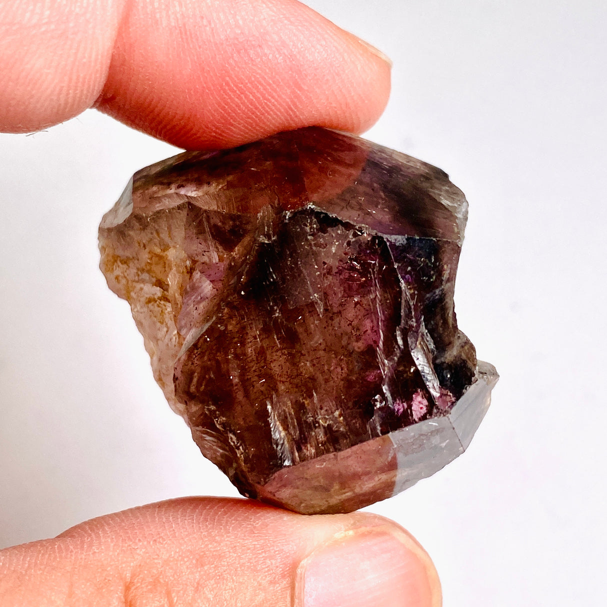 Smokey Amethyst with Inclusions Crystal (like Super Seven and Brandberg) CR3736
