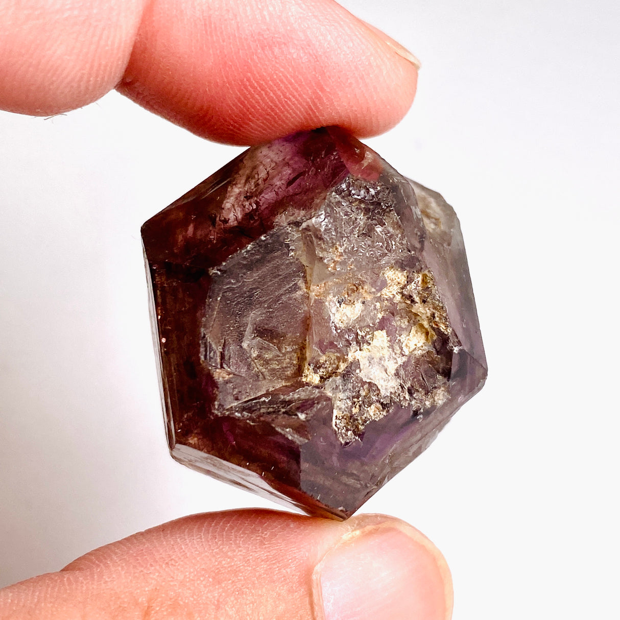 Smokey Amethyst with Inclusions Crystal (like Super Seven and Brandberg) CR3736