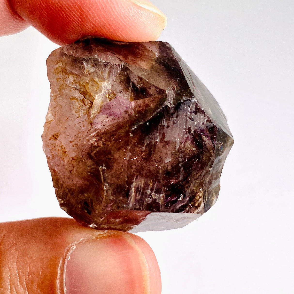 Smokey Amethyst with Inclusions Crystal (like Super Seven and Brandberg) CR3736