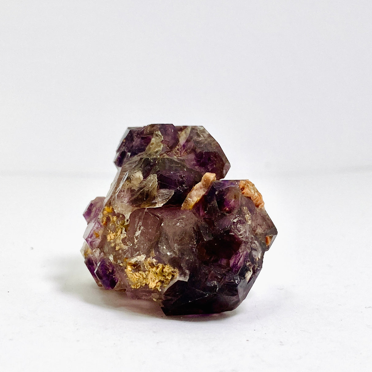 Smokey Amethyst with Inclusions Elestial Crystal (like Super Seven and Brandberg) CR3728