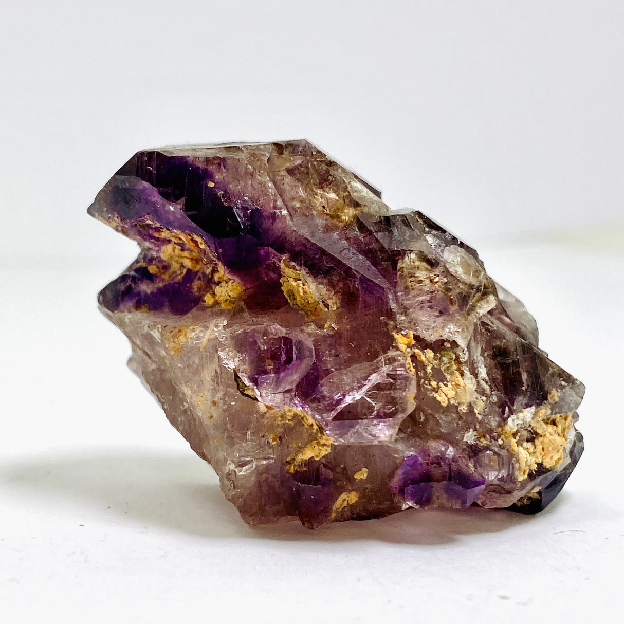 Smokey Amethyst with Inclusions Elestial Crystal (like Super Seven and Brandberg) CR3728