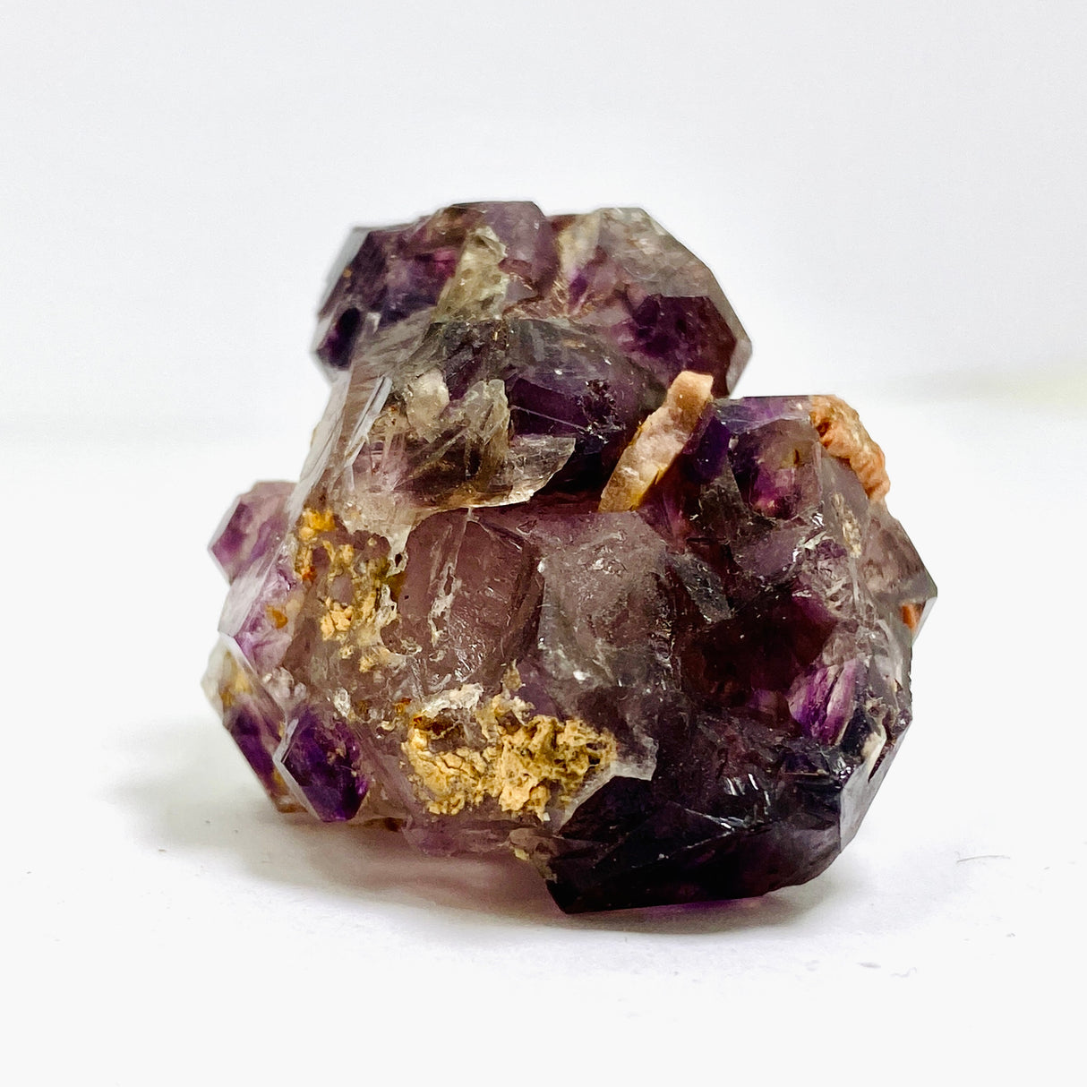 Smokey Amethyst with Inclusions Elestial Crystal (like Super Seven and Brandberg) CR3728