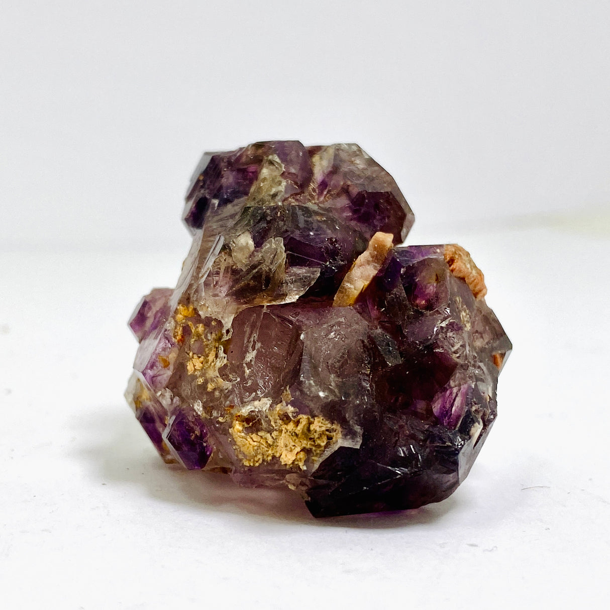 Smokey Amethyst with Inclusions Elestial Crystal (like Super Seven and Brandberg) CR3728