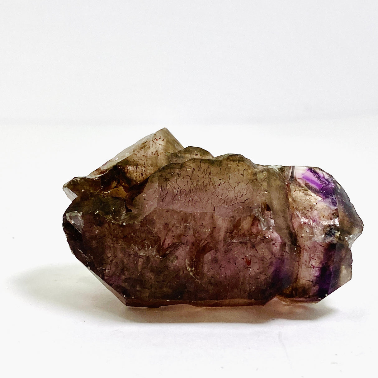 Smokey Amethyst with Inclusions Elestial Crystal (like Super Seven and Brandberg) CR3730