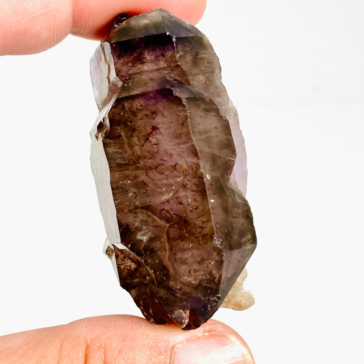 Smokey Amethyst with Inclusions Elestial Crystal (like Super Seven and Brandberg) CR3730