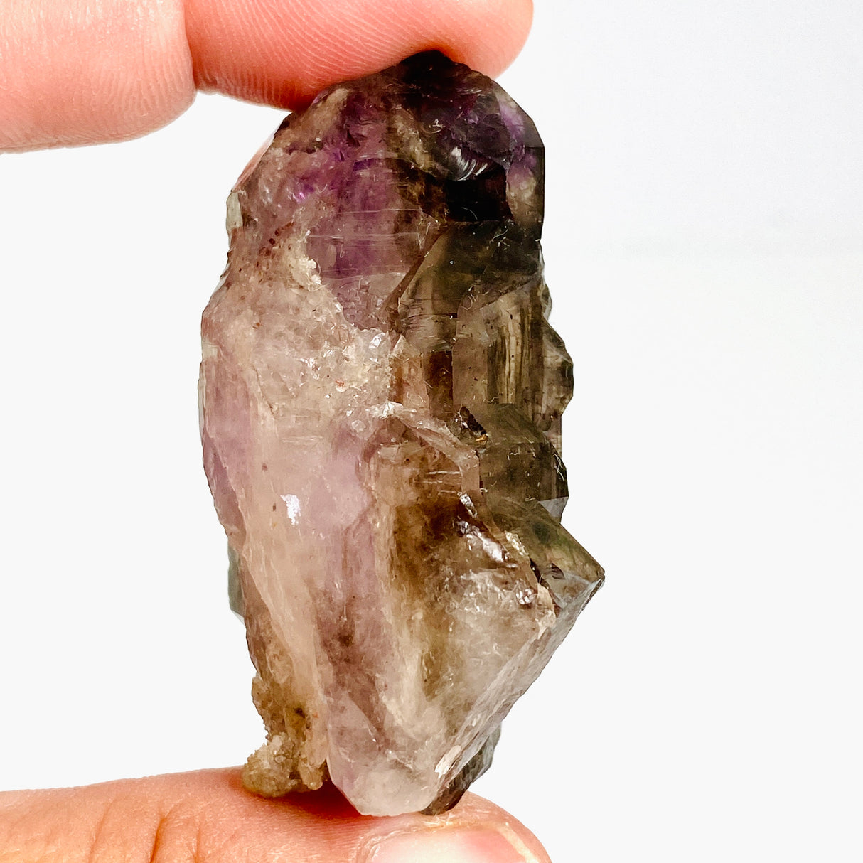 Smokey Amethyst with Inclusions Elestial Crystal (like Super Seven and Brandberg) CR3730