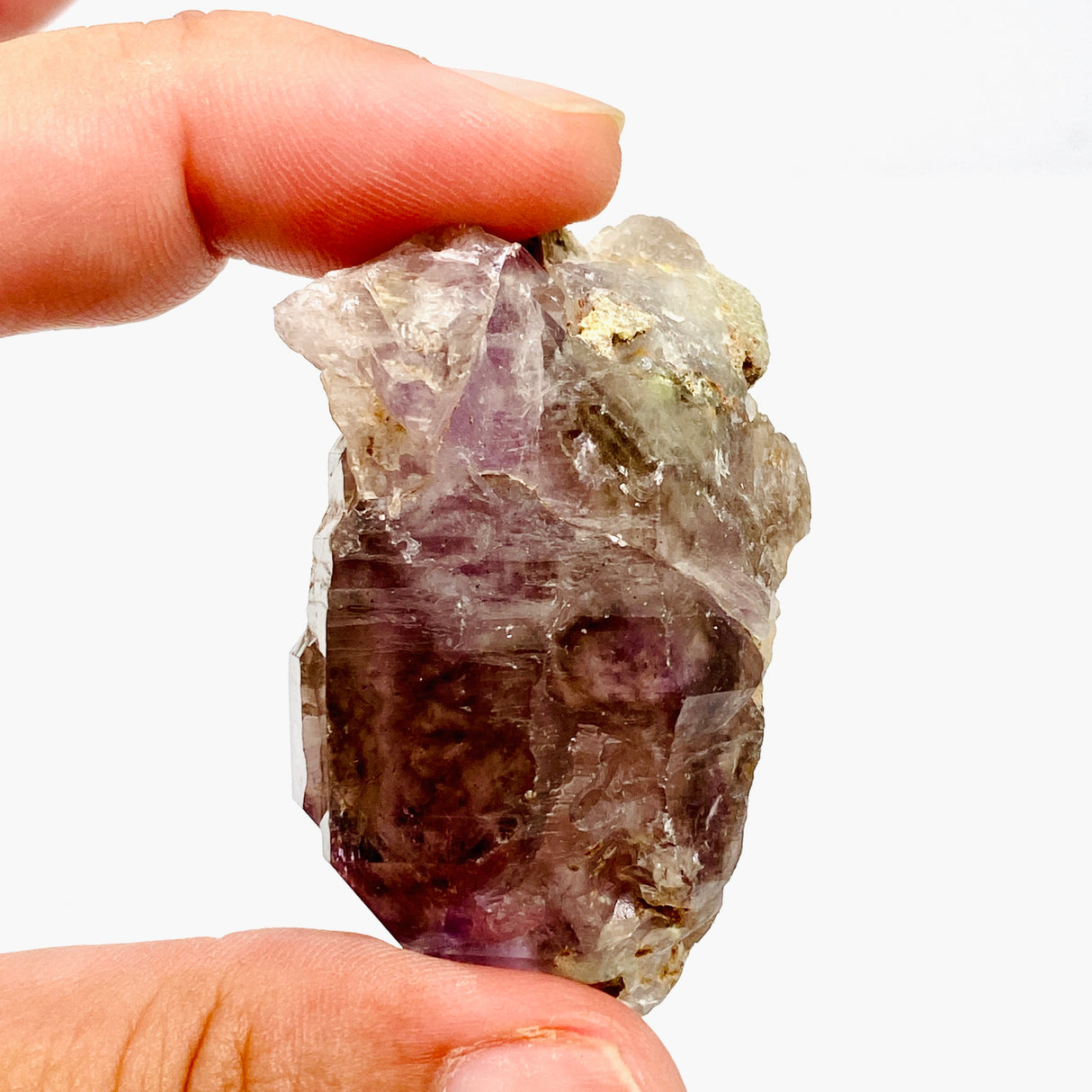 Smokey Amethyst with Inclusions Elestial Crystal (like Super Seven and Brandberg) CR3732