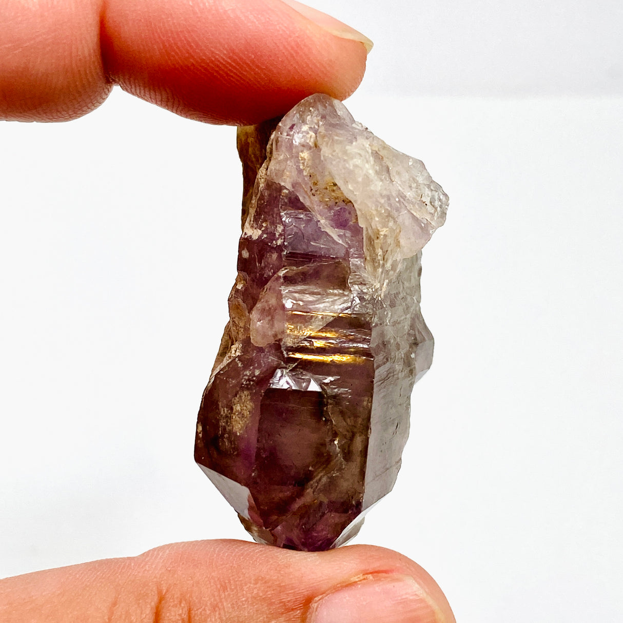 Smokey Amethyst with Inclusions Elestial Crystal (like Super Seven and Brandberg) CR3732