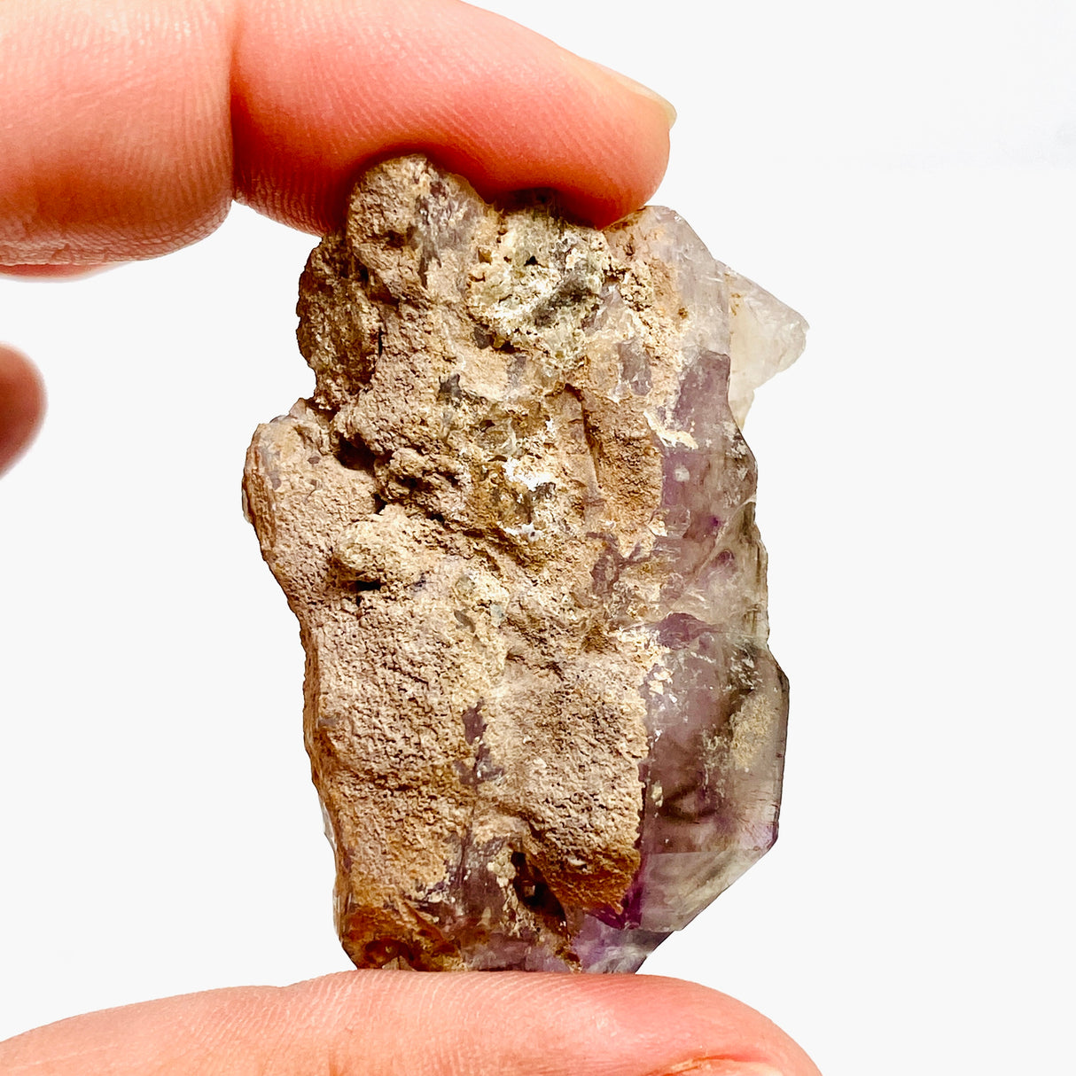 Smokey Amethyst with Inclusions Elestial Crystal (like Super Seven and Brandberg) CR3732