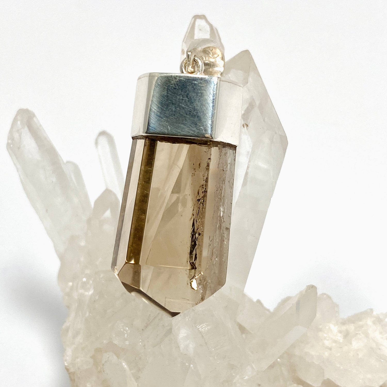Smokey Quartz Crystal Pendant BTP-80