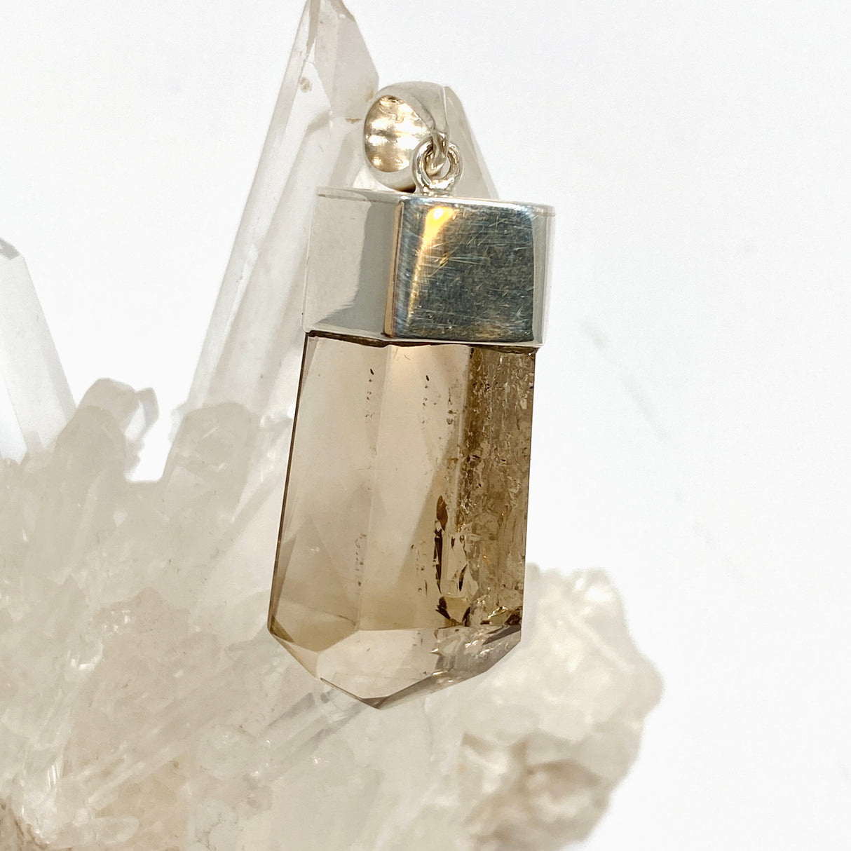 Smokey Quartz Crystal Pendant BTP-80