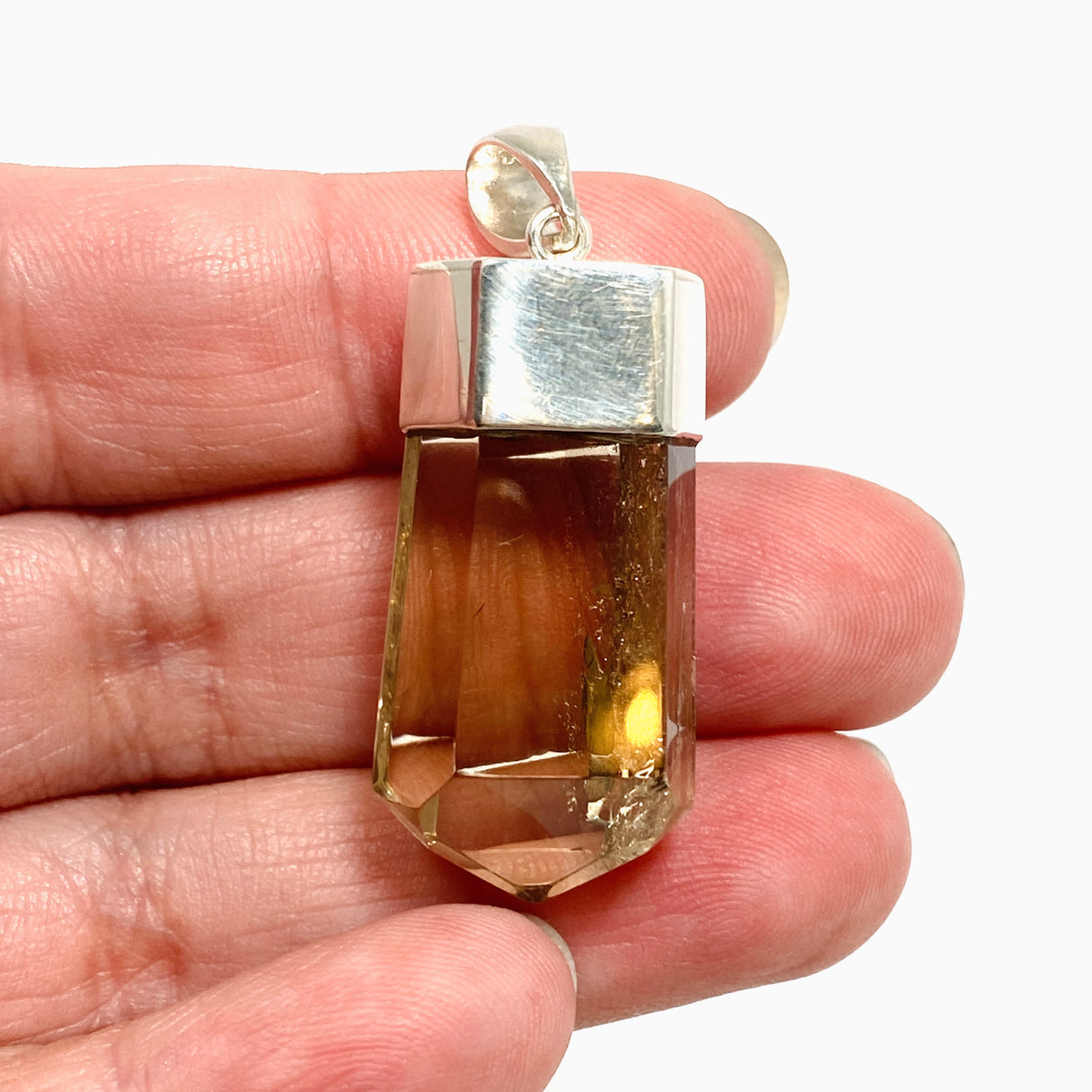 Smokey Quartz Crystal Pendant BTP-80