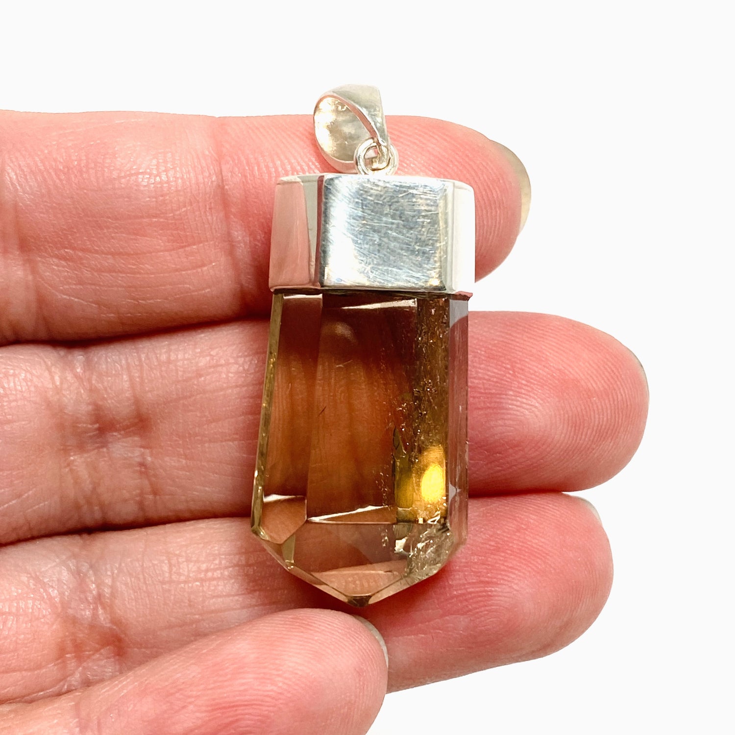Smokey Quartz Crystal Pendant BTP-80