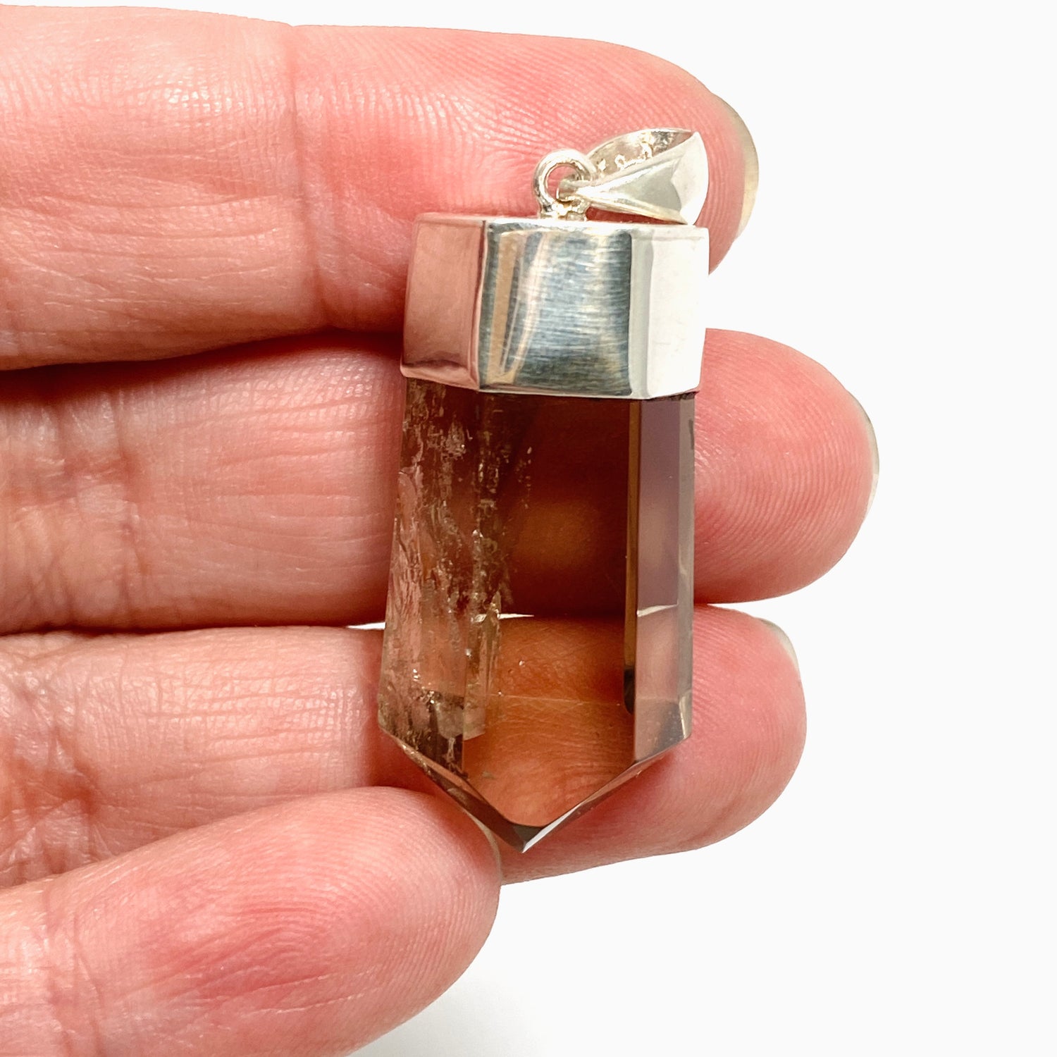 Smokey Quartz Crystal Pendant BTP-80