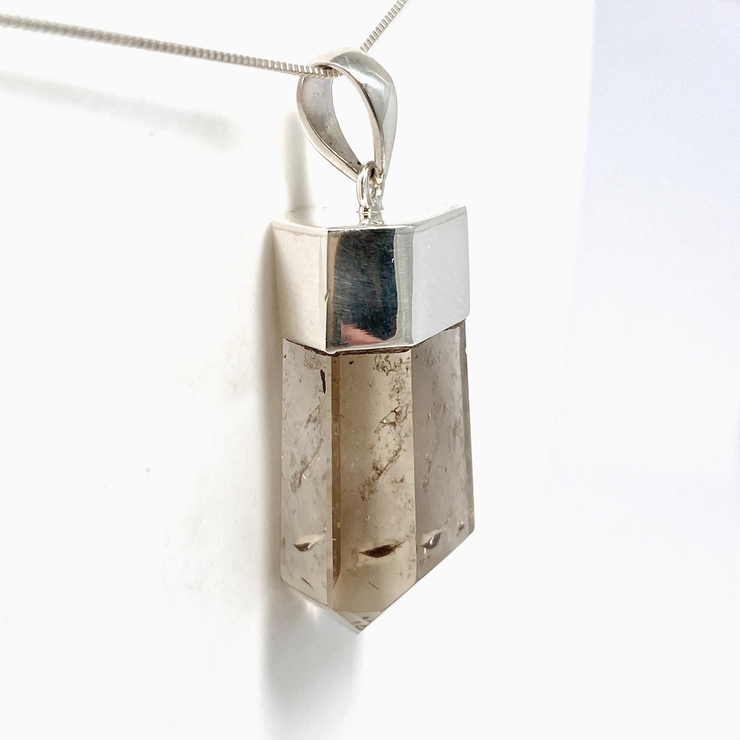 Smokey Quartz Crystal Pendant BTP-80