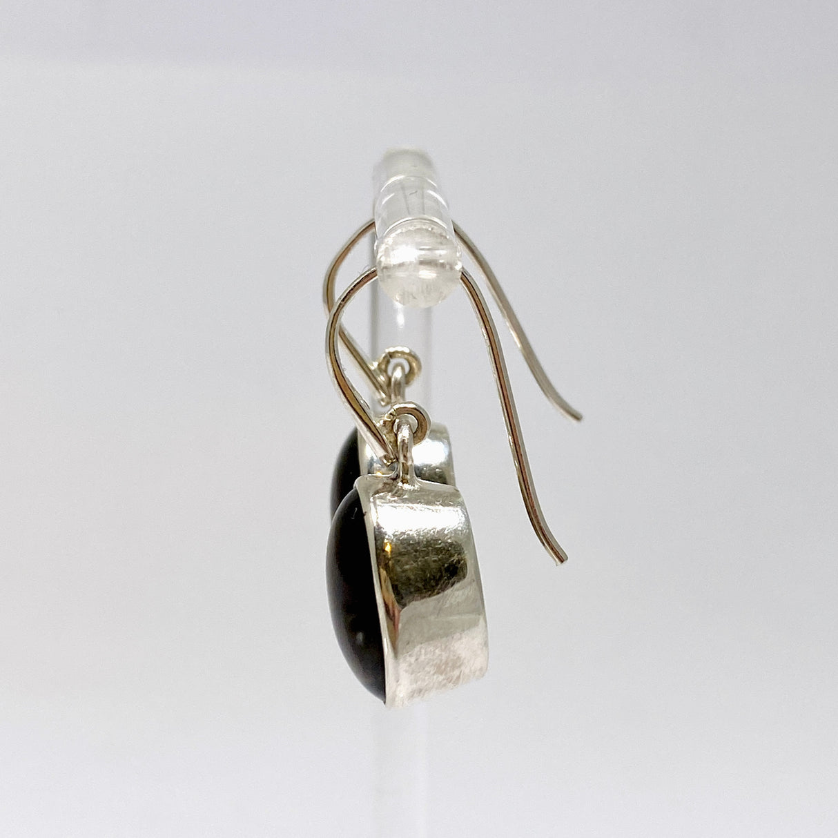 Smokey Quartz Oval Cabochon Earrings PEGJ412