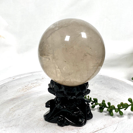 Smokey Quartz Sphere with inclusions SGS-01 - Nature's Magick