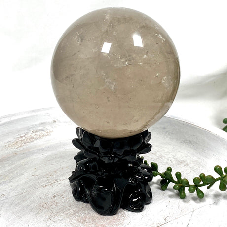 Smokey Quartz Sphere with inclusions SGS-01 - Nature's Magick