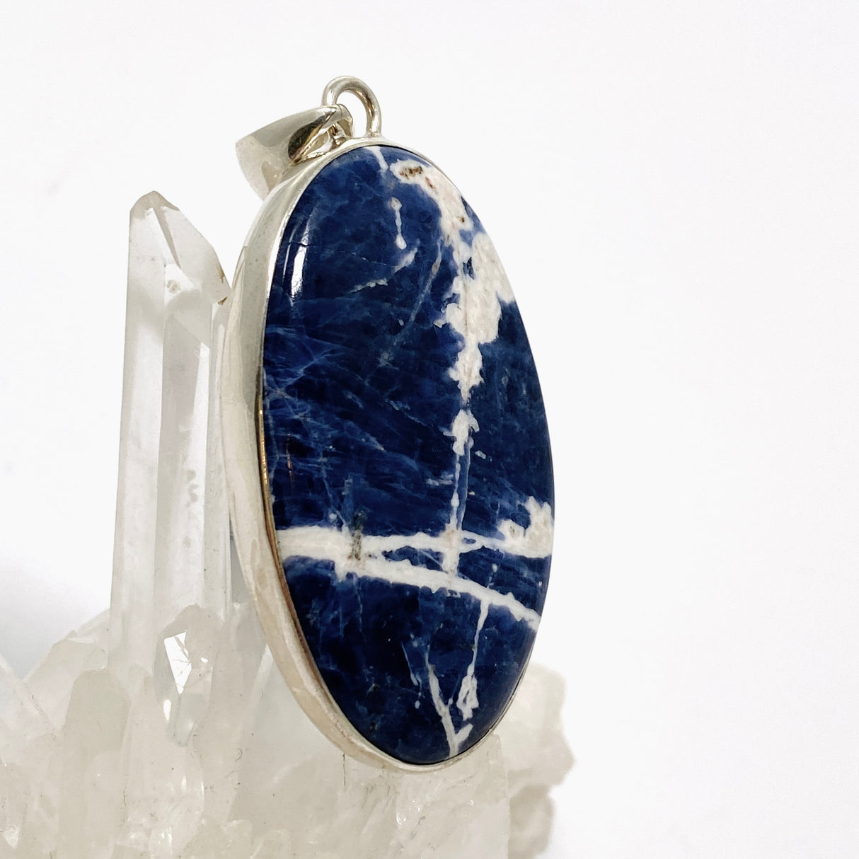 Sodalite Oval Cabochon Pendant KPGJ4806