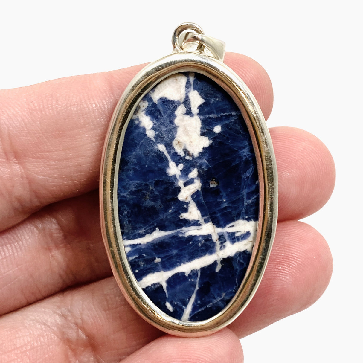 Sodalite Oval Cabochon Pendant KPGJ4806