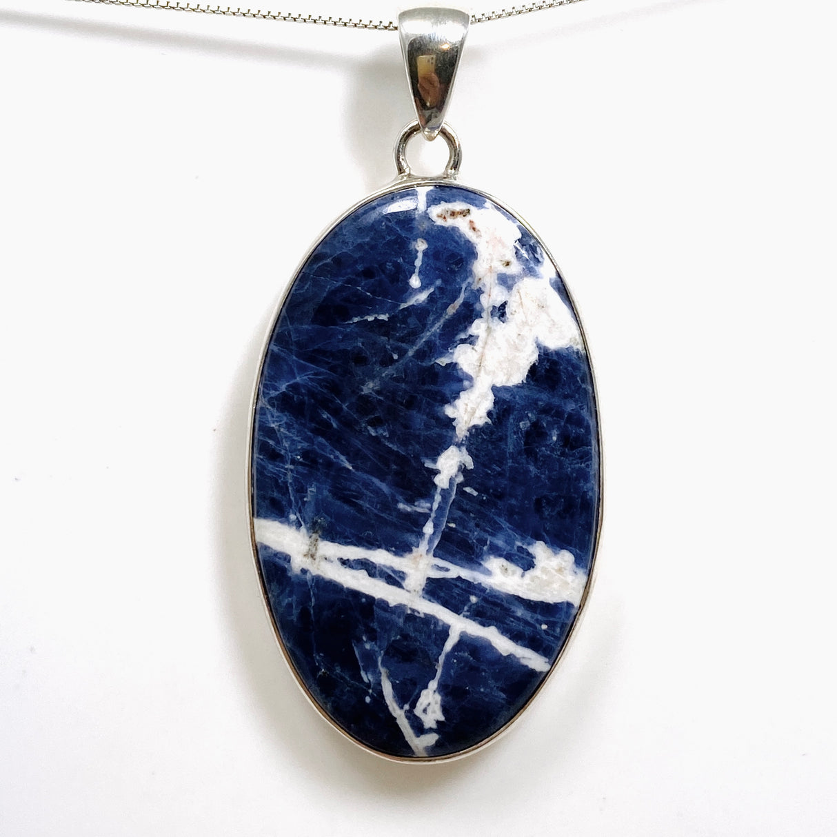 Sodalite Oval Cabochon Pendant KPGJ4806