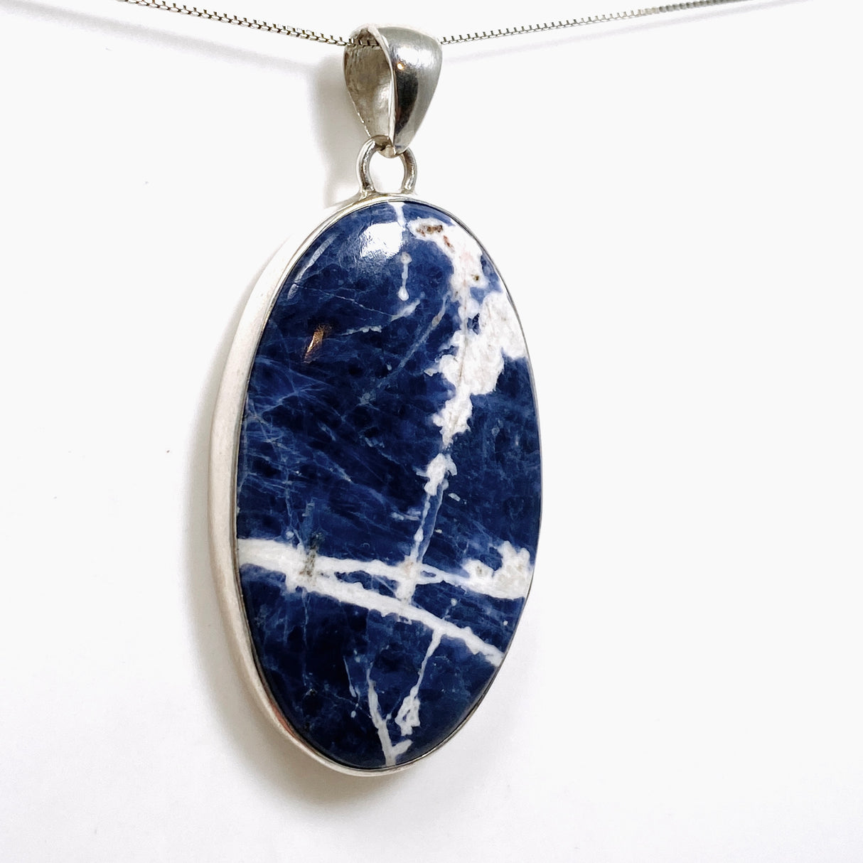 Sodalite Oval Cabochon Pendant KPGJ4806