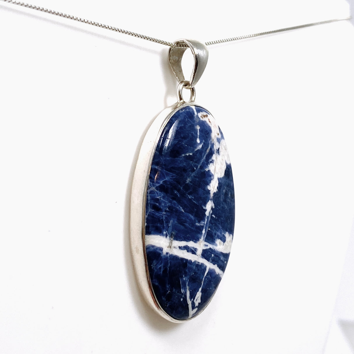 Sodalite Oval Cabochon Pendant KPGJ4806