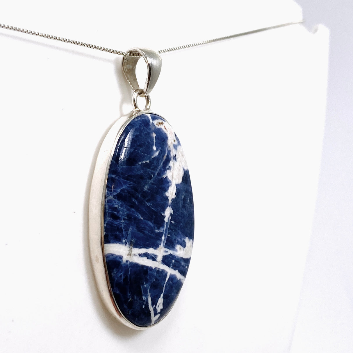 Sodalite Oval Cabochon Pendant KPGJ4806