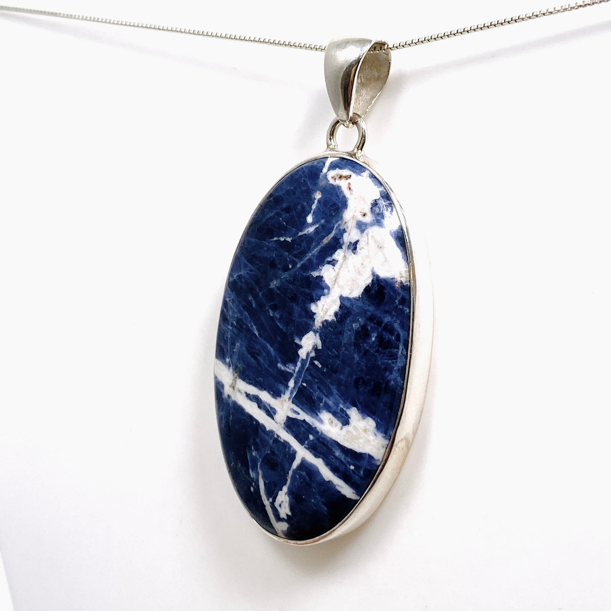 Sodalite Oval Cabochon Pendant KPGJ4806