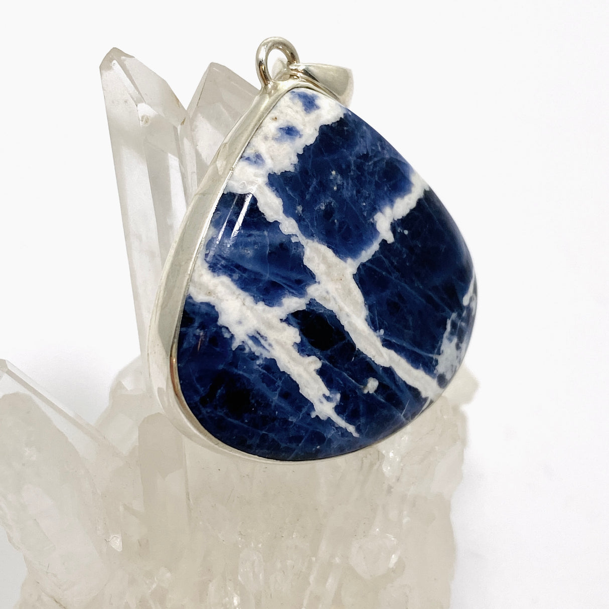 Sodalite Teardrop Cabochon Pendant KPGJ4813
