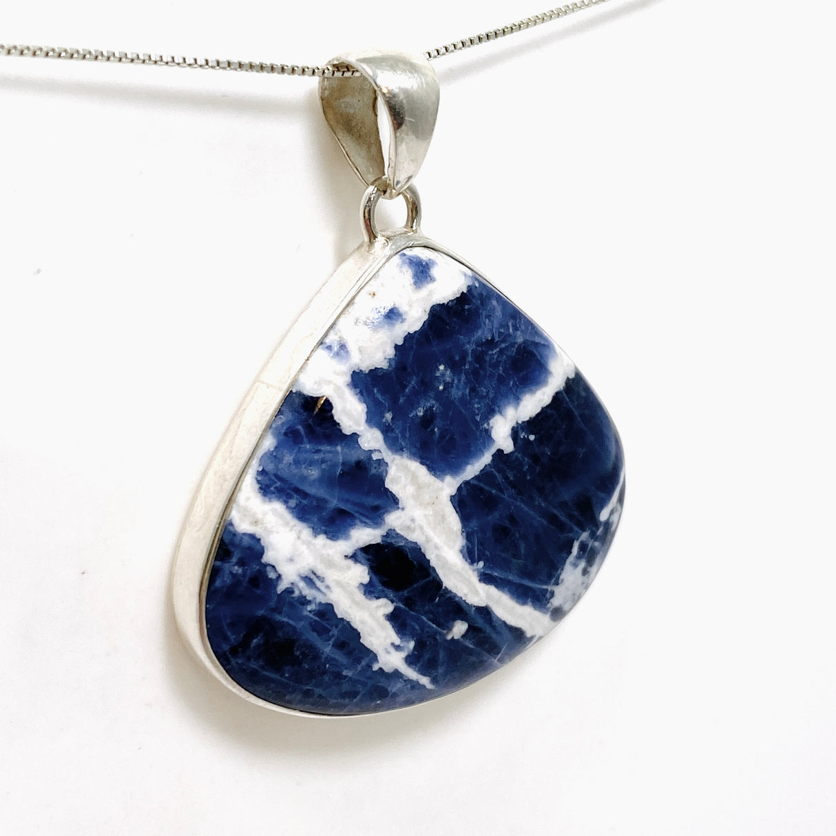 Sodalite Teardrop Cabochon Pendant KPGJ4813
