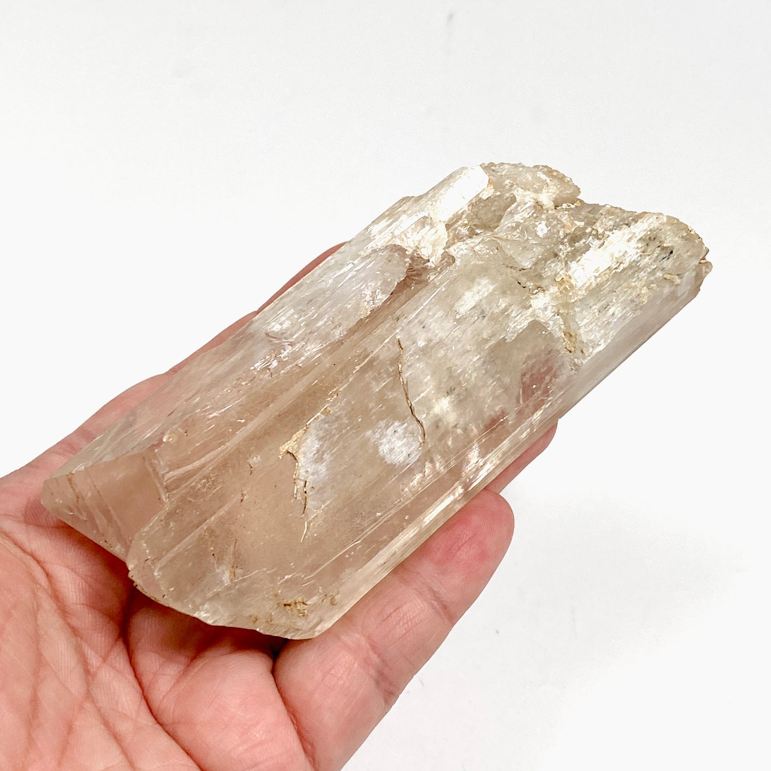 Spodumene natural mineral specimen 413g