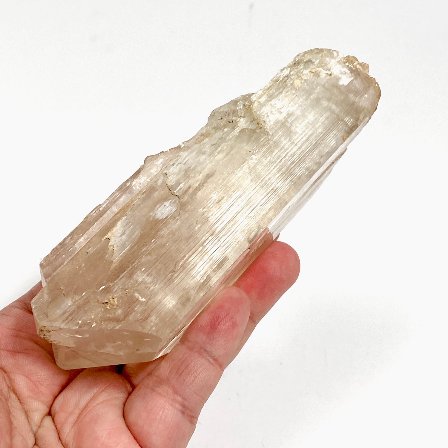 Spodumene natural mineral specimen 413g