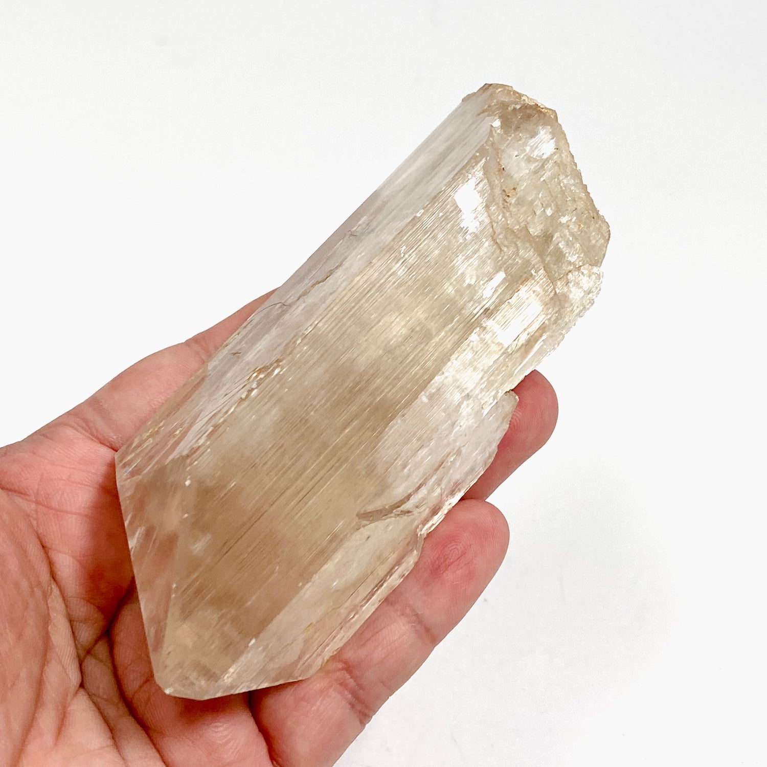 Spodumene natural mineral specimen 413g