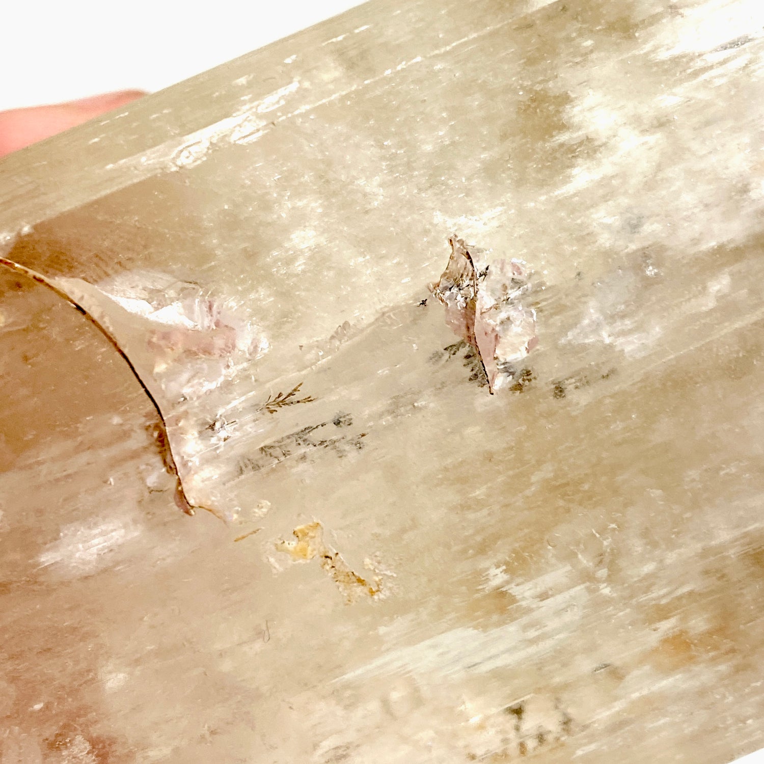 Spodumene natural mineral specimen 413g