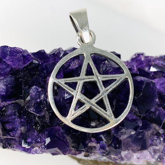 SS Pentagram Pendant 3cm SV50-210 - Nature's Magick