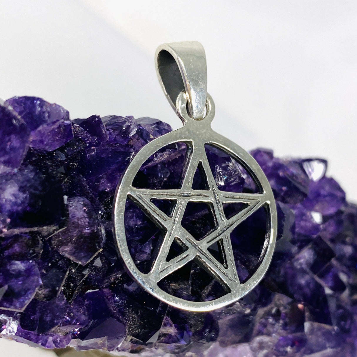 SS Pentagram Pendant 3cm SV50-210 - Nature's Magick