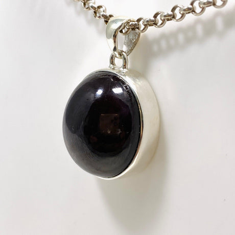 Star Garnet Oval Pendant KPGJ4227 - Nature's Magick